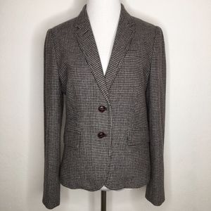 J. Crew Schoolboy Houndstooth Blazer Jacket Size 4